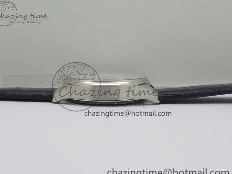 MIROTIME 0409 Packable Portuguese IW358304 ZF 1:1 Best Edition SS White Dial Blue Markers on Leather Strap A 7079